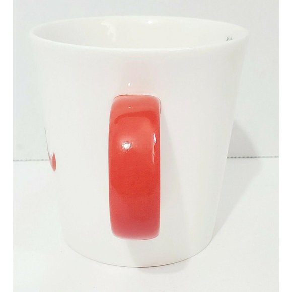 Starbucks Mug Ampersand You & Me Valentine Love Coffee Cup Red White Sweet - Picture 7 of 8